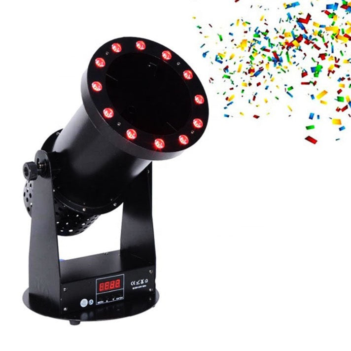 LED DMX Electric Confetti Cannon Machine