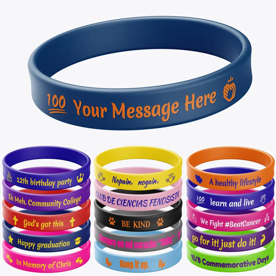 Wristbands Custom Silicone Bracelet